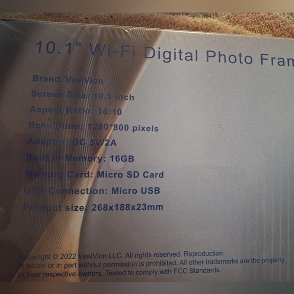 NIB Digital Photo Frame - Picture 3 of 4